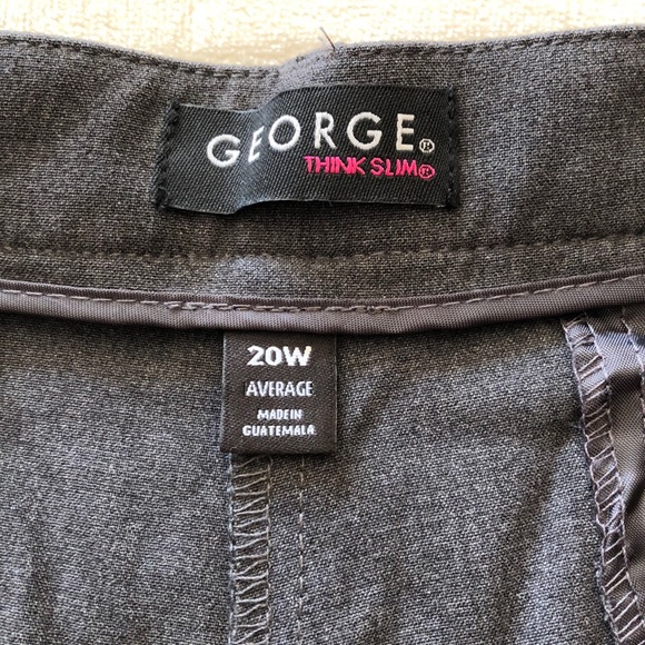 George Think Slim Gray Pants - Picture 3 of 5